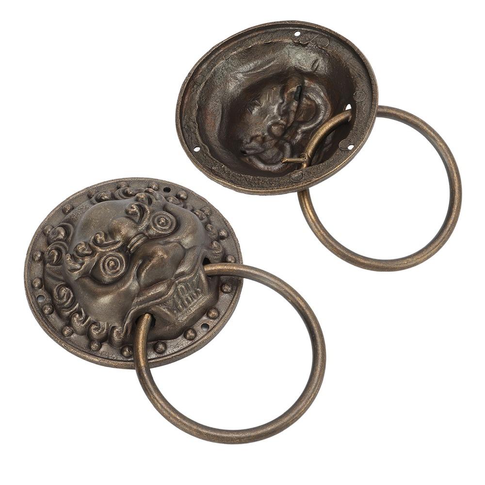 Retro Door Pull Rings Bronze Pull Handle Cabinet handle Antique Door Knocker  Farmhouse Decor