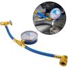 With Measuring Gauge Car Air Conditioner Tools R134a Refrigerante Open Valve Charging Pipe 1/2 ACME Thread Freon R134a Air Conditioning Recharge Hose