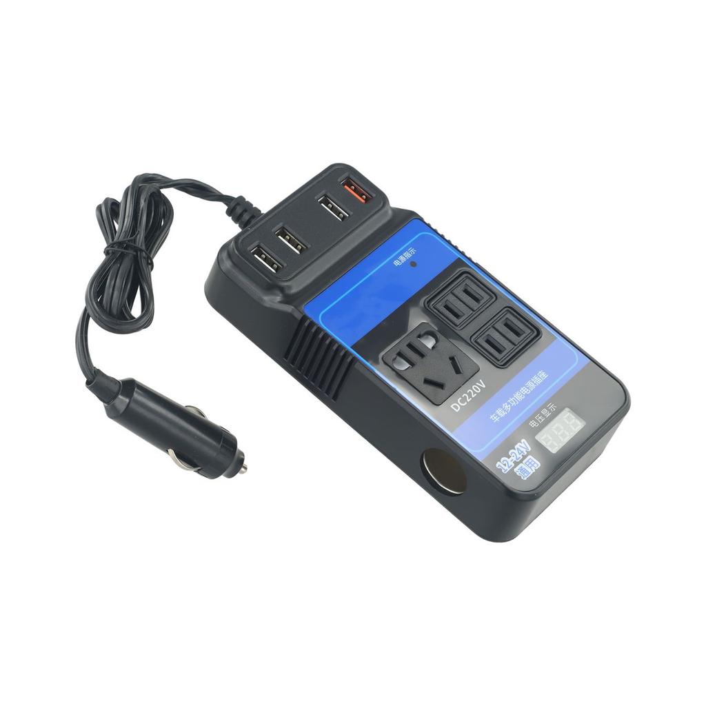 Автомобильный инверторный преобразователь Trip 4 USB DC AC Модифицированное напряжение Преобразователь Адаптер Автомобильные аксессуары DC 12 В/24 В в DC 110 В 220 В 150 Вт