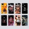 Transparent Case for Samsung A04 A14 A23 M33 M53 Realme 10 9 C35 C55 VIVO X80 Infinix Hot 30 Note 11 Tecno Spark 8P Pro W-50 Black Clover