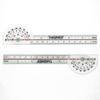 TAKUMED Plastic Goniometer, Pocket Size, Type C (Set of 2)