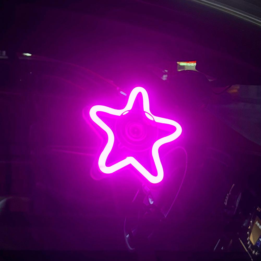 Автомобильные светодиодные фонари для окон с дистанционным управлением, несколько режимов, декорирование окон, атмосферные лампы, модификация автомобиля, неоновые огни