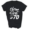 Смешная футболка унисекс в подарок на 70-летие