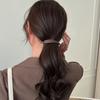Smooth Banana Hair Barrettes Slip Resistant Grip For Women Girls High Ponytail Styling Accessories