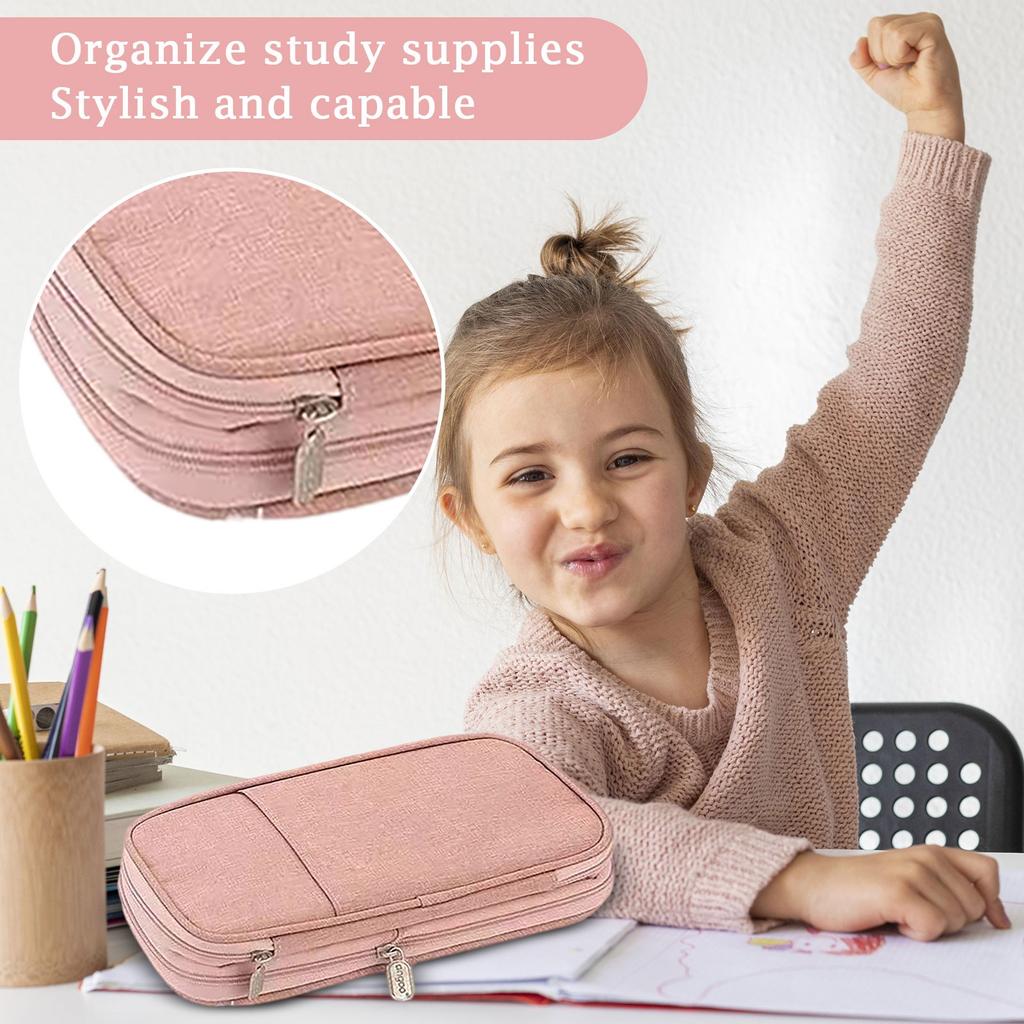 Высококачественный пенал большой вместимости в японском стиле, корейская версия, холщовая сумка для канцелярских принадлежностей для учеников средней школы, милый пенал для мальчиков и девочек