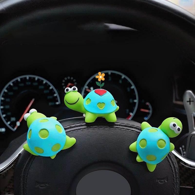 1/4 шт. автомобильная черепаха украшение приборная панель автомобиля зеркало заднего вида мультфильм смоляные животные украшения мини черепаха DIY украшения аксессуары