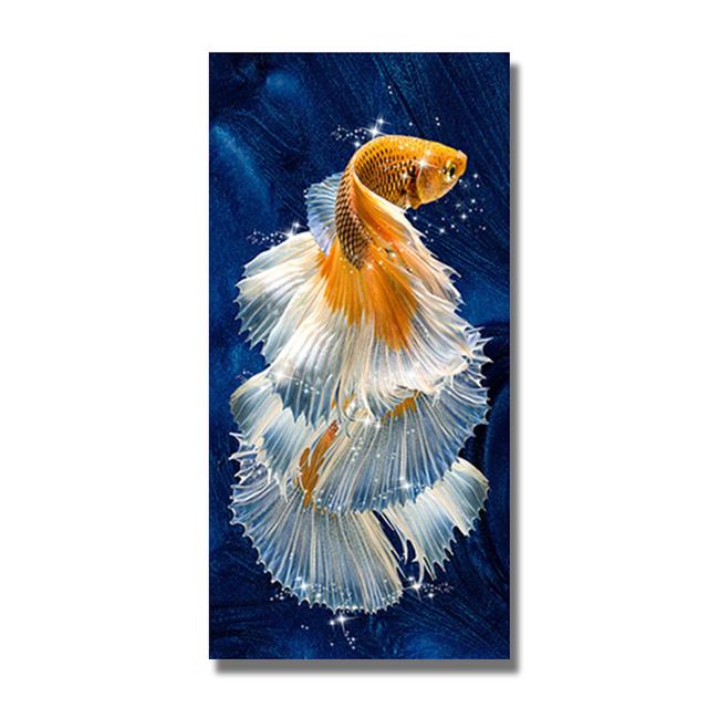 Koi Fish Feng Shui Carp Lotus Pond Canvas Painting Modern Posters and Prints Wall Art Picture for Living Room Home Decor Cuadros