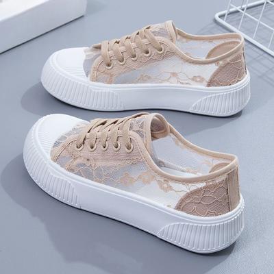 Уродливые милые туфли с большой головой, женские, весна-лето, новые, открытые, универсальные, повседневные, маленькие белые туфли, парусиновые туфли Niche Design