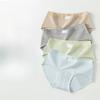 Ladies Spring and Autumn Pure Cotton Middle Waist 10A Bacteriostatic Extended Crotch Underwear