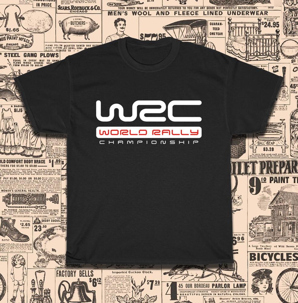 New WRC World Rally Championship Logo Men039s TShirt American Size S5XL TShirt Unisex T-Shirt