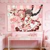 Тканевое панно Madoka Magica Горничная Мадока Хомура Кьюбей Принт 'Любимчик' Полиэстер Настенный декор Кавайный Отаку Декор для спальни Сделай