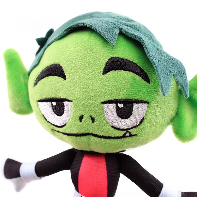24-30 см аниме подросток Beast Boy плюшевые игрушки кукла Peluche милый зеленый мальчик Робин мягкая игрушка ребенок дети рождественский подарок на день рождения