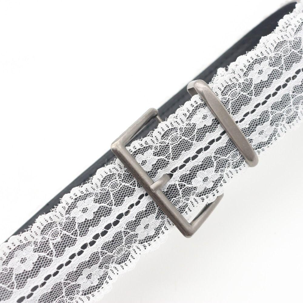 Beautiful Lace Waist Belt Leather Jeans Belts Elegant Lace Waistband  for Women Skirts and Jeans