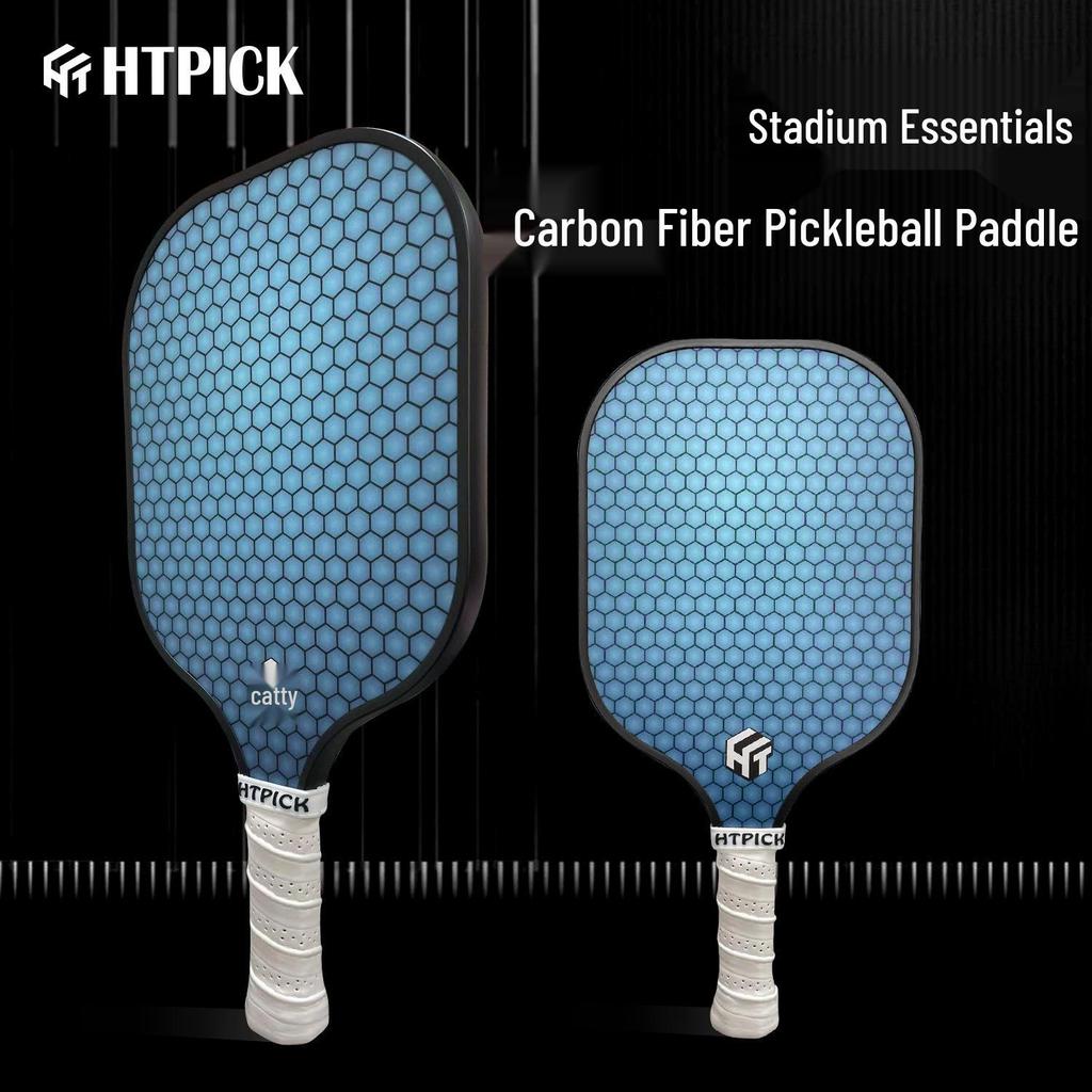 HTPICK Carbon Fiber T300 Pickleball Paddle Set for Adults & Kids - Pro Competition Level.