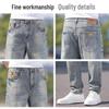JEEP Men's Retro Washed Straight-Leg Jeans