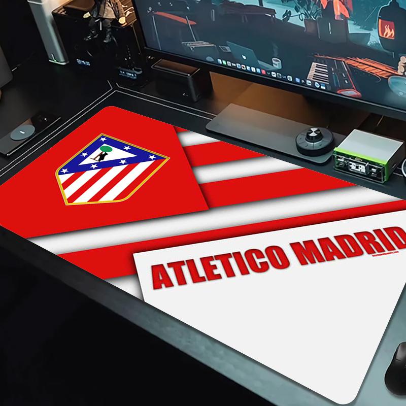 Коврик для мыши Atletico Madrid Большой коврик для игровой поверхности Нескользящий Коврик для ноутбука/планшета XXL Коврик для мини-ПК с заблокированным краем