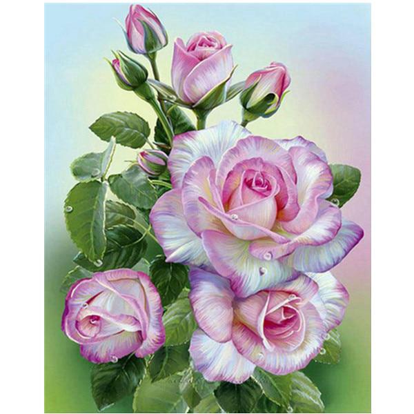 Алмазная вышивка яркий цветок 5D алмазная мозаика картина современный цветок вышивка крестиком