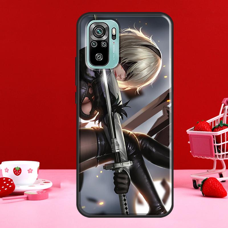 Чехол Nier Automata Lunar Tear Art для Redmi Note 11 Pro, чехол для Redmi Note 10 Pro Note 9 Pro Note 8 Pro 9S 10S 11S 9A 9C 9T