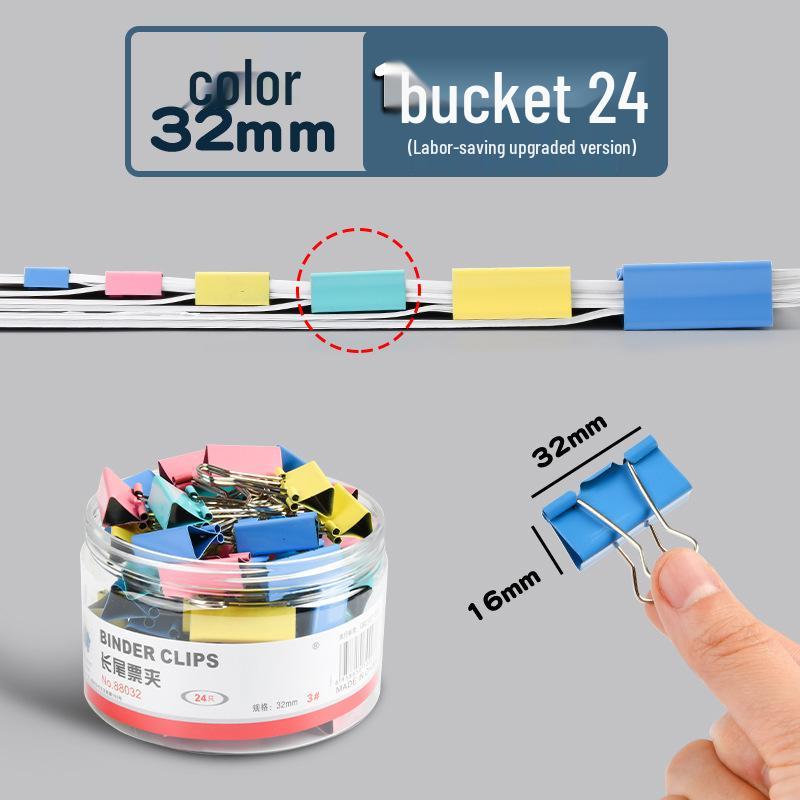 Зажим Моранди с длинным хвостом - Большой дизайн "Ласточкин хвост" и "Феникс" для бумаг и книг