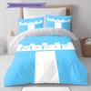 Malmo FF Pattern Bedding,Quilt Set Quilt Cover Pillowcase Home Birthday Gift (1 * duvet cover + 2 * pillowcase, without core)