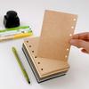 6-hole A7 Loose-Leaf Notebook Refill Paper 50Sheets Refill Spiral Binder Notebook Paper  School