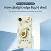 For iPhone 17 Air Case Avocados Pattern Printing Straight Edge TPU Phone Back Cover