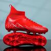 Fashion Men Football Boots Long Spikes High Ankle Soccer Shoes AG/TF Kids Outdoor Grass Cleats Soccer Boots Training Sport Football Shoes