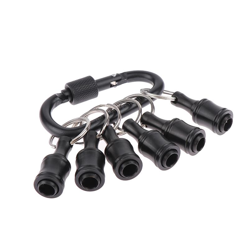 6 шт./набор держателей для бит 1/4-дюймовая шестигранная отвертка держатель для бит удлинитель брелок адаптер для сверл сменный держатель для бит