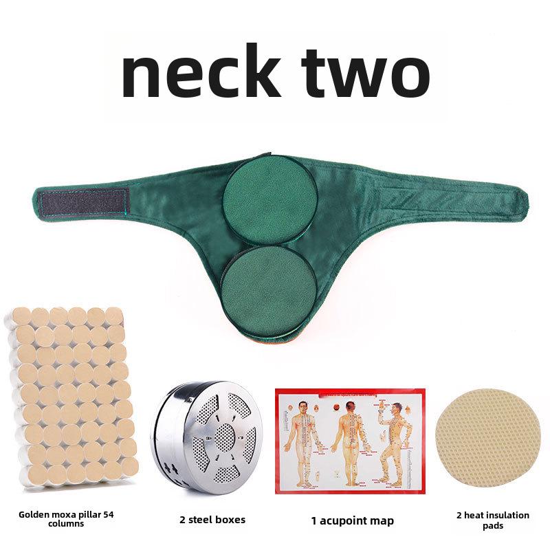 Portable Smokeless Moxibustion Set with Cloth Cover, Filter, Moxa Sticks, and Cones