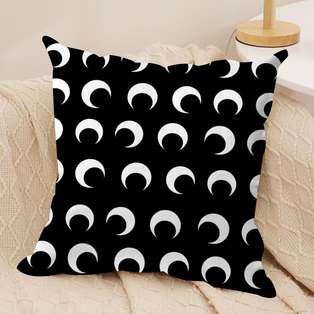 Luxury MMarine SSerre Cushion Cover Pillowcase Ultra Soft Skin Friendly Fabric Cloud Like Comfort Concealed Zipper