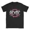 Забавные футболки с рок-группой AC-DC для мужчин, с круглым вырезом, из чистого хлопка, с коротким рукавом, футболки для вечеринок