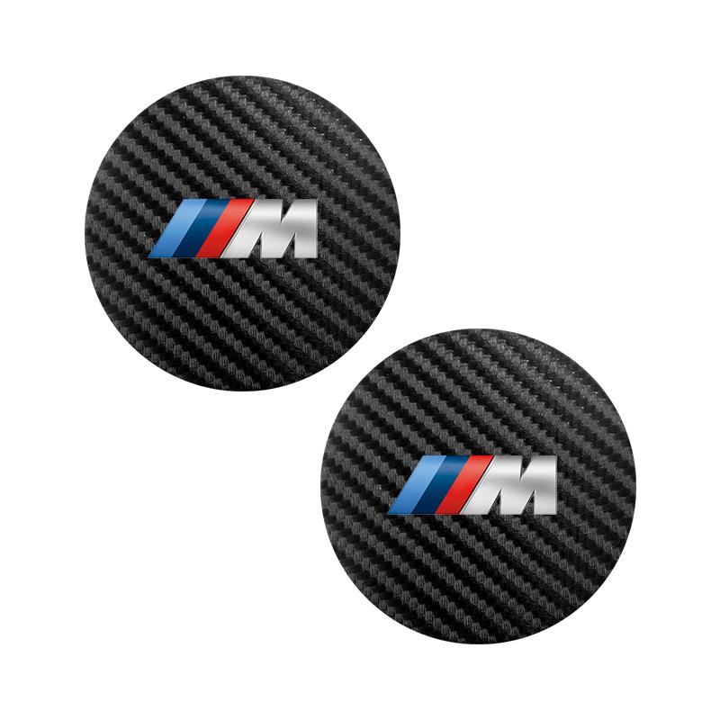 NEW Valve Caps For BMW M F20 E60 G30 G32 G05 G06 Performance G26 F40 E39 2Pcs Car Waterproof Coaster Non Slip Water Cup Pad Mat HX9