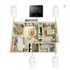 Bonlor PIR Motion Sensor Smart Home Human Infrared Detector Compatible 433Mhz Wireless Security Alarm System Work with Alexa