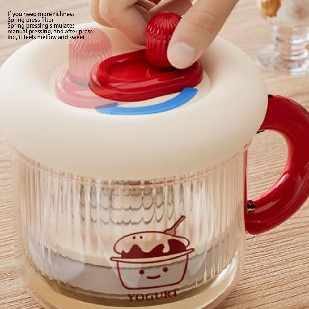Reusable Yogurt Strainer ABS PC 304 Stainless Steel Dry Yogurt Press  Yogurt Making