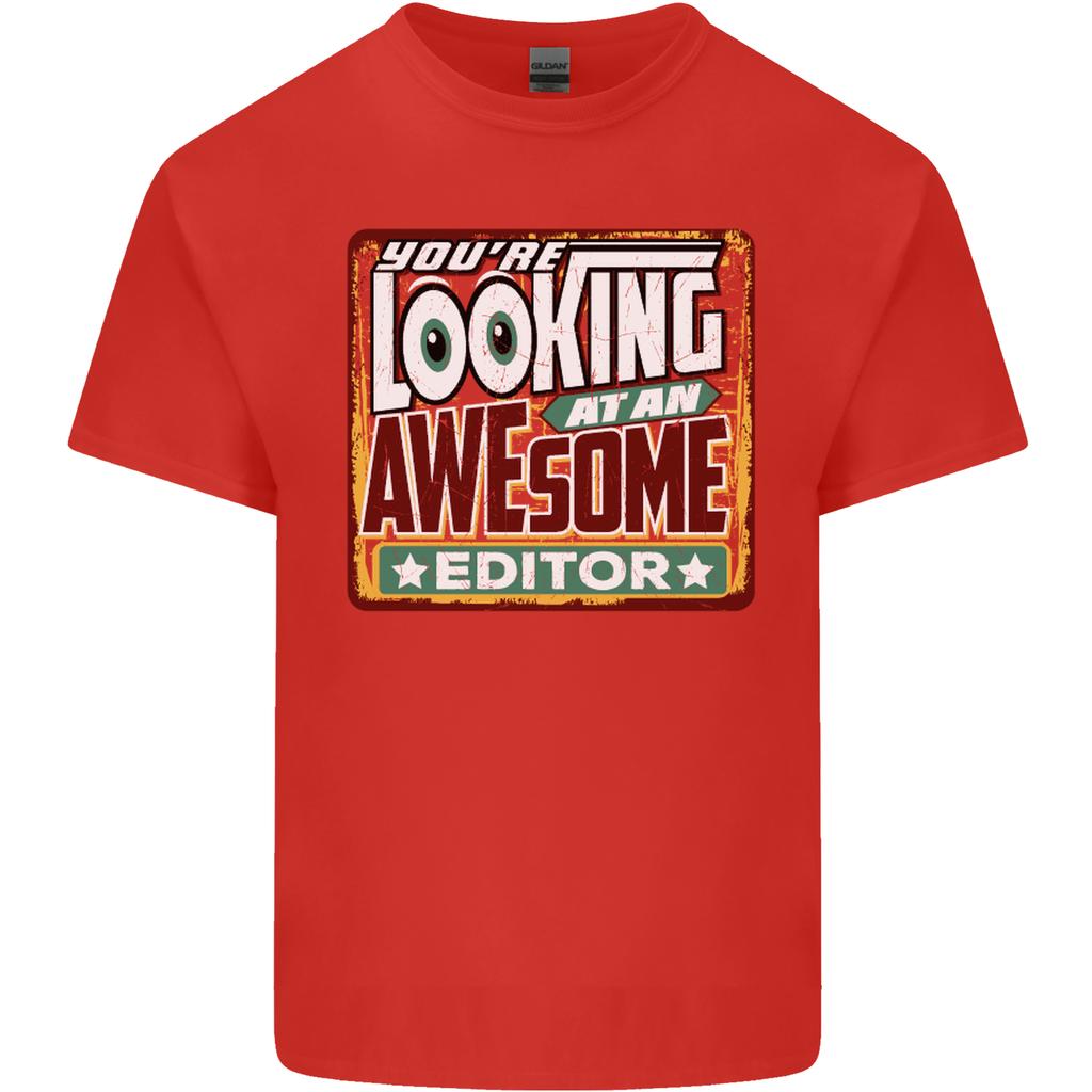 Youre Looking at an Awesome Editor Unisexs Light Cotton TShirt