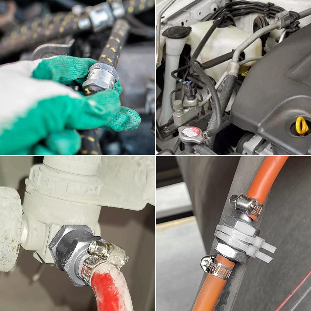 Однонаправленный клапан 6/8/10/12/14/16 мм, размер 6 мм, клапан из алюминиевого сплава, топливный обратный клапан, однонаправленный фитинг для шланга карбюратора