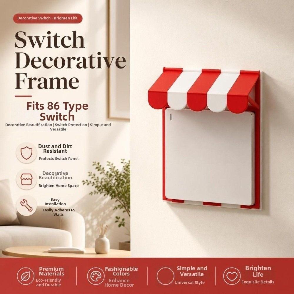 86 Type Switch Decorative Frame 3D Printed Wall Decor Cover Switch Frame Cover Gift for Friends