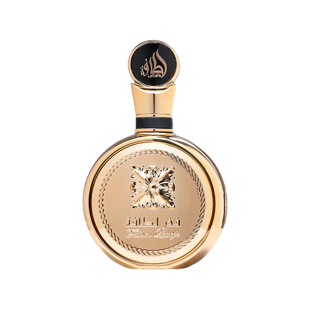 Lattafa Fakhar Gold Extrait - Цветочный, Амбровый, Древесный - Парфюмерная вода Стойкий аромат для унисекс, 3,40 унции / 100 мл