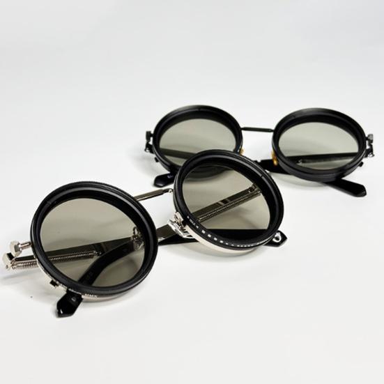 Круглые поляризованные очки 45669 Gears Регулируемые солнцезащитные очки с ND-фильтром для Sun Blue