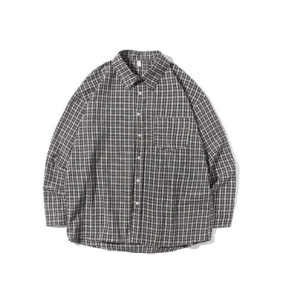 Рубашка с длинным рукавом с буквенным принтом 2024 года в японском стиле в стиле Гонконга, свободная рубашка для мальчиков, летнее модное универсальное повседневное пальто