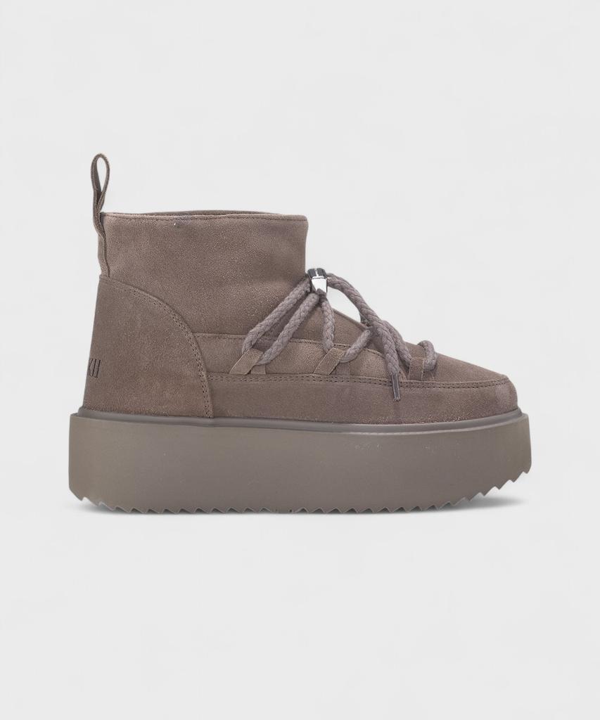 Inuikii [Size Up Recommended] Women'S Beige Classic Low Platform Winter Boots (5Cm)