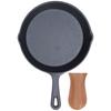Cast Iron Skillets Healthy Easily Clean Wear Resistant Drop Proof Cast Iron Pan with Handle Cover Fo
