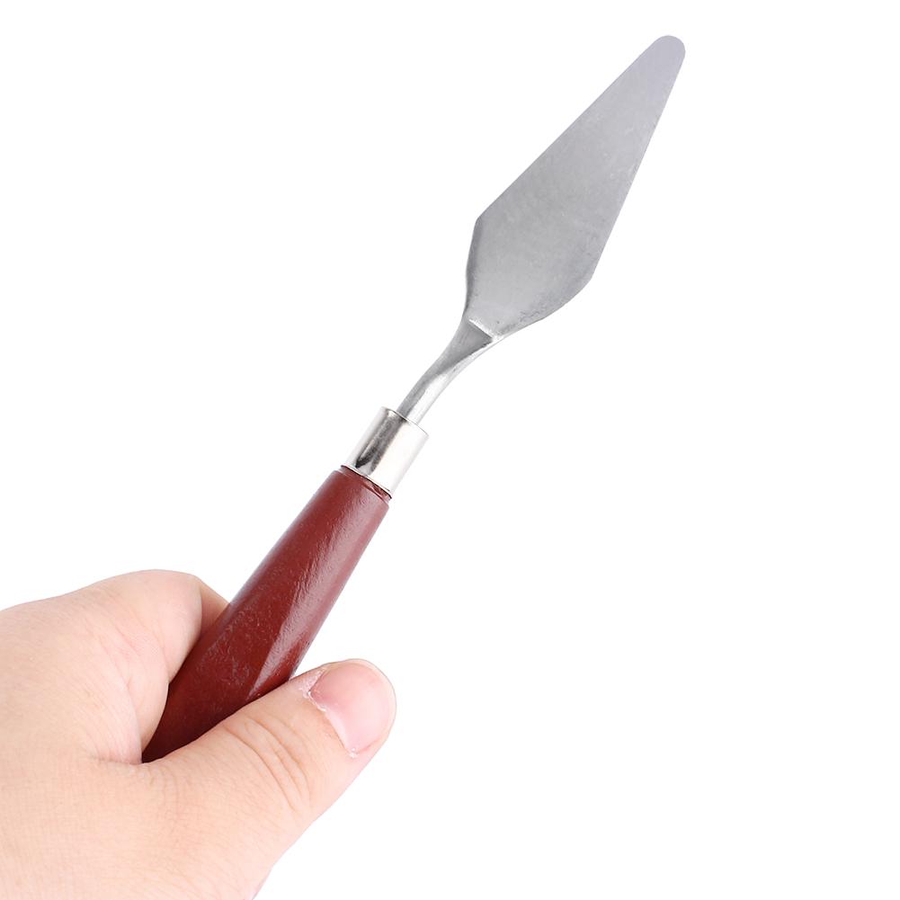 5X Stainless Steel   Knife Scraper Spatula Pro Artist Oil Painting Acrylic