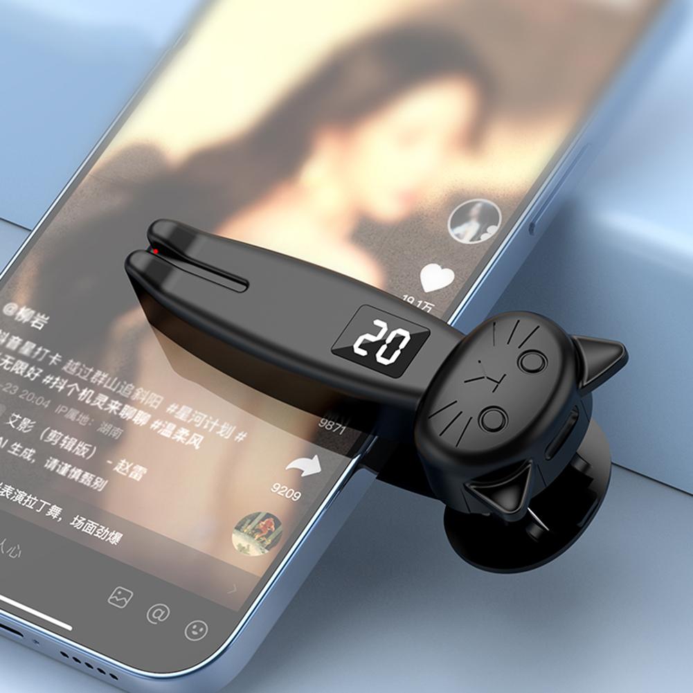 Кнопка спуска камеры с Bluetooth-совместимостью 5.3 Автокликер для смартфона Устройство-кольцо для экрана телефона для Android IPhone Планшетов