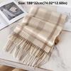 Thick Warm Winter Plaid Scarf Windproof Shawl Wrap Fashion Long Tassel Scarves