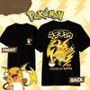 Anime Pokémon Raichu Printed Tshirt Unisexs and Womens Tshirt Unisexs Tops Harajuku Y2K Tshirt 2026 Summer New Tee Streetwear