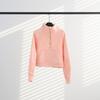Свободный флисовый спортивный худи для йоги Lulu Scuba с воротником-стойкой и молнией на половину молнии