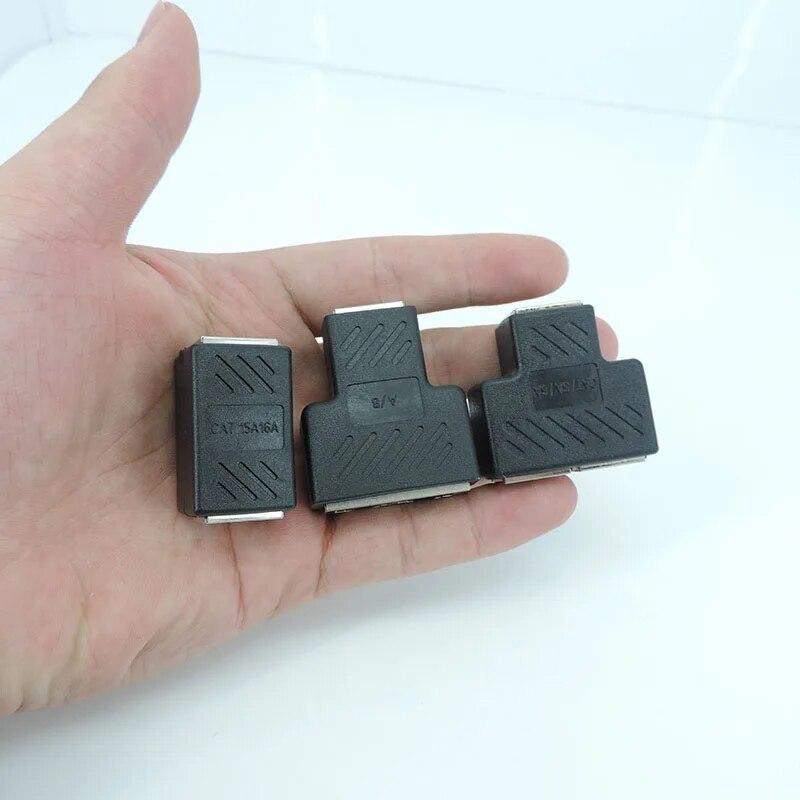 3 типа RJ45 на 2-полосный разветвитель RJ45, сетевой расширитель, адаптер Ethernet Kabel, гигабитный интерфейс, сеть «мама-мама»