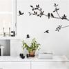 Новые 60*24 см птицы ветка дерева листья DIY художественные наклейки на стену съемные виниловые наклейки для гостиной