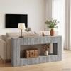 Console Table Grey Sonoma 155 x 29 x 74 cm Particleboard